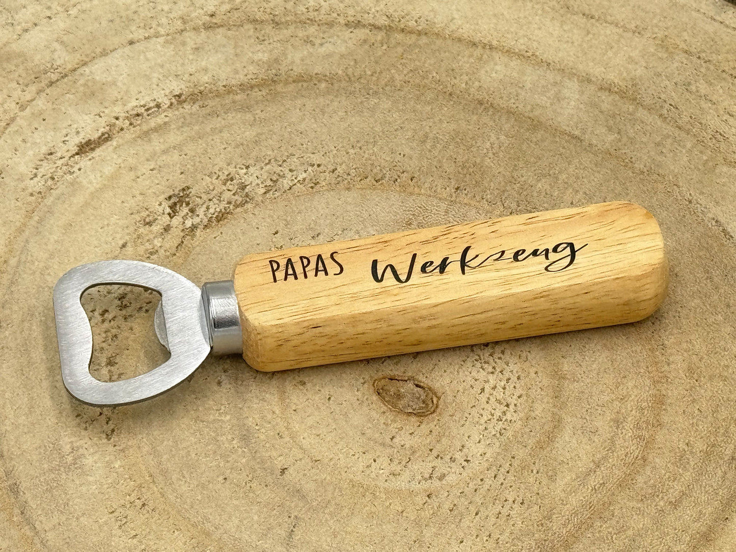 Flaschenöffner bester Papa/Opa - UV-Druck