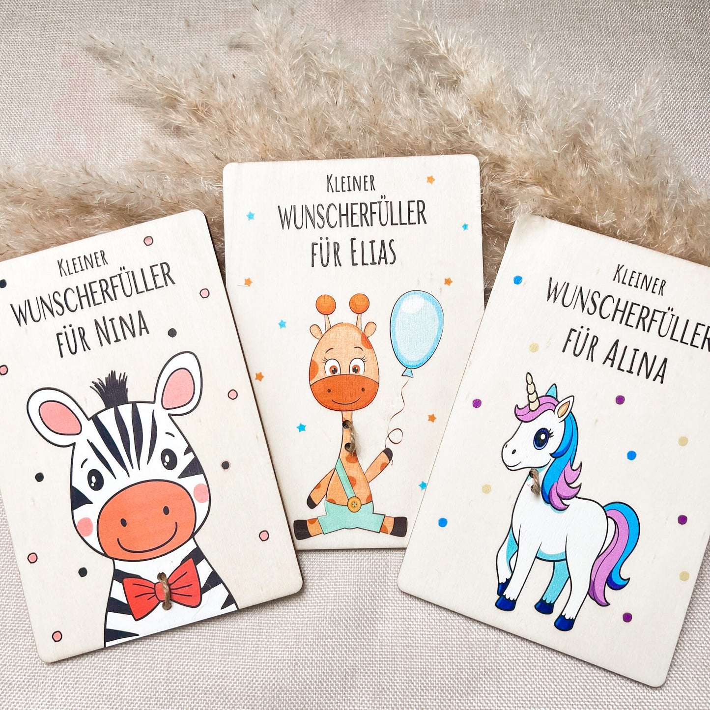 Geldgeschenk für Kinder personalisiert mit Name Wunschefüller, Geschenk zur Babyparty, Geburtstag oder Weihnachten Geldgeschenk Taufe 2