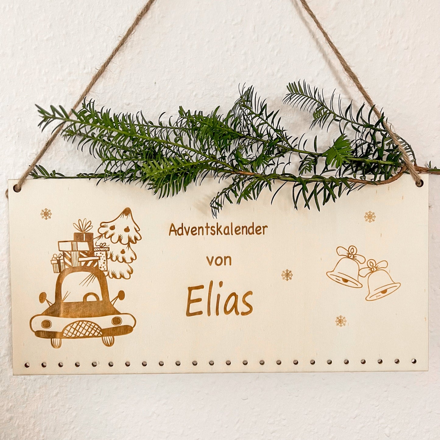 Adventskalender für Kinder - Motiv Weihnachtsmann