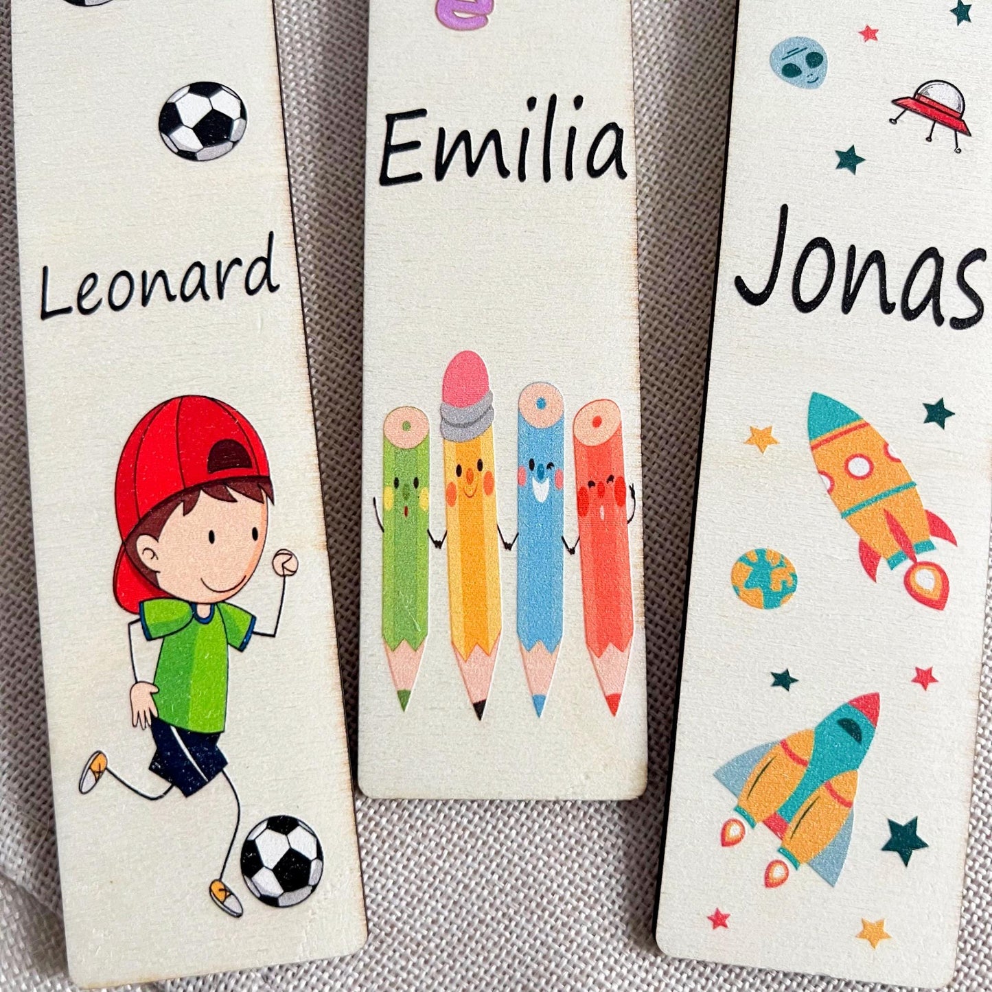 Lesezeichen für Kinder - UV-Druck