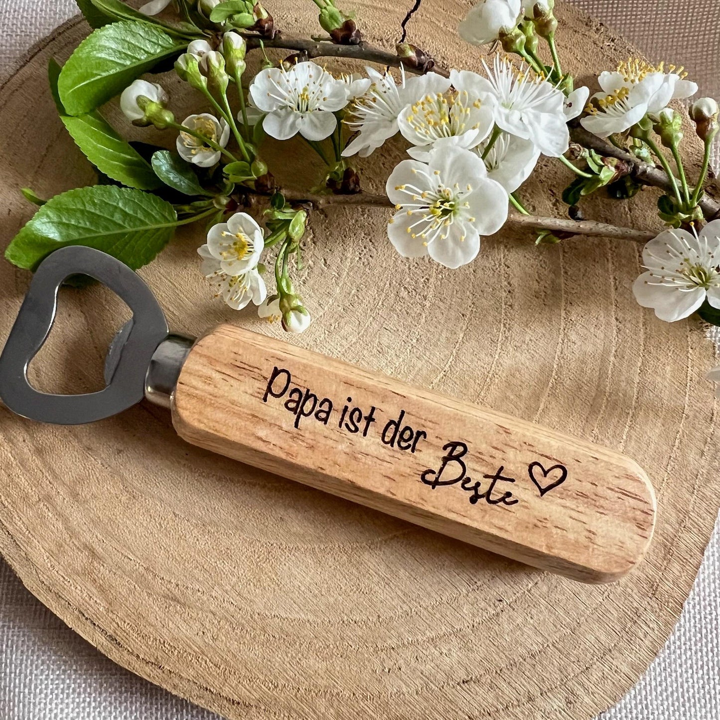 Flaschenöffner bester Papa/Opa - Lasergraviert