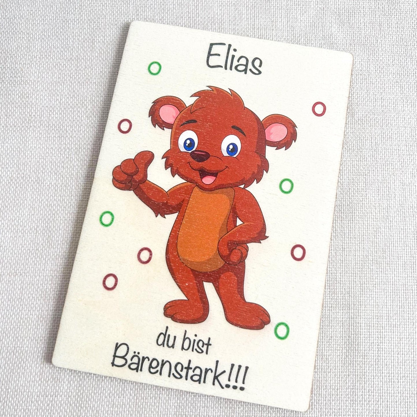 Geschankkarte Einschulung - UV-Druck