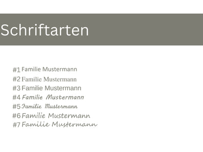 Personalisiertes Acryl Klingelschild  Edelstahltaster  Motiv Haus