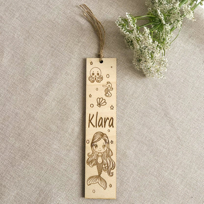 Lesezeichen für Kinder - Lasergraviert