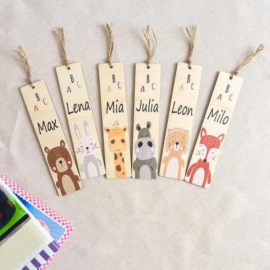 Lesehilfe mit Lineal - Tiere - UV-Druck