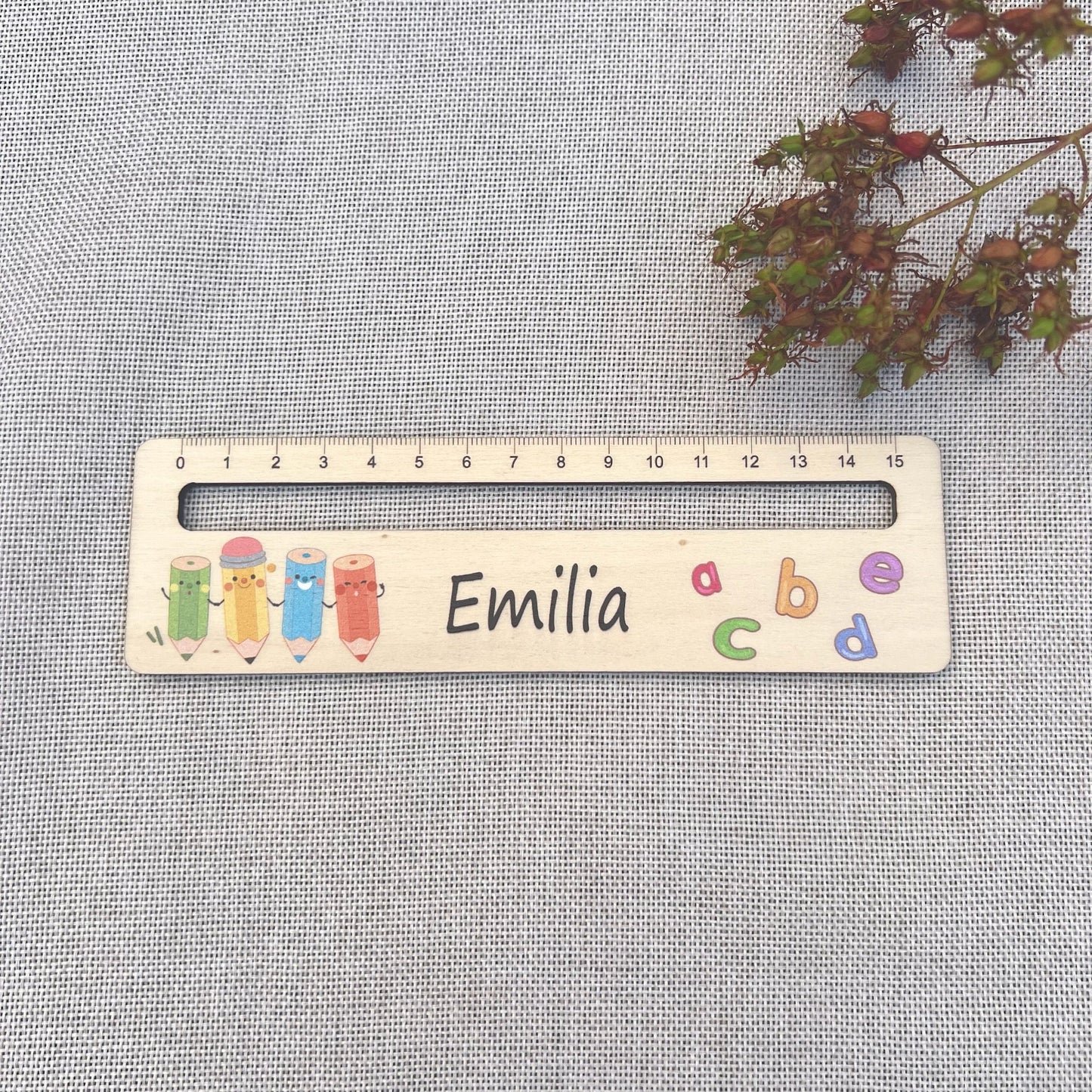 Lesehilfe mit Lineal - UV-Druck
