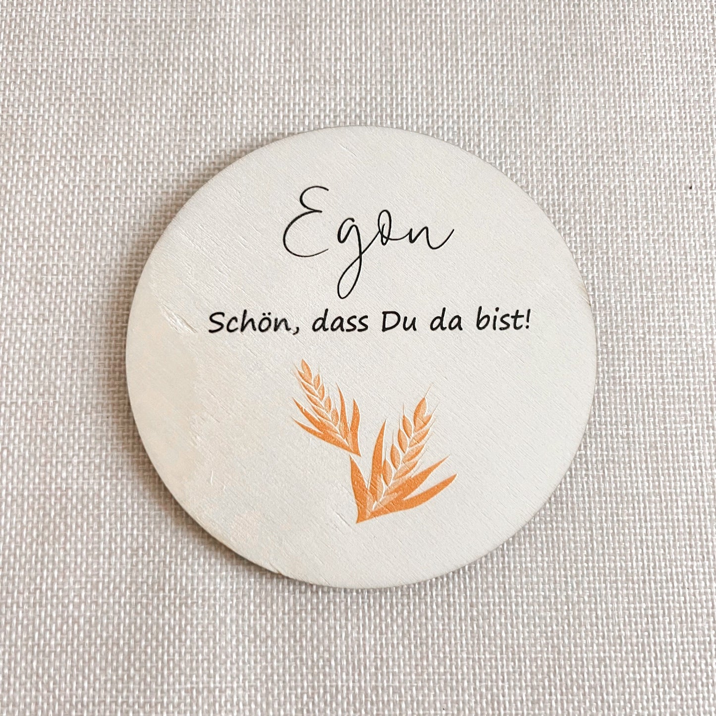 Untersetzer aus Holz für Kinder - Taufe - UV-Druck
