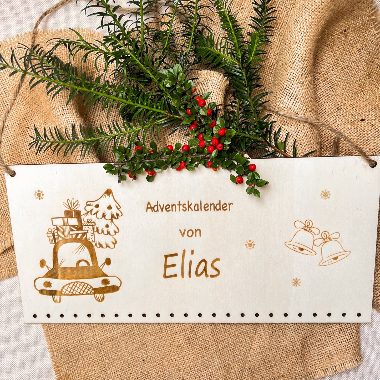 Adventskalender für Kinder - Motiv Weihnachtsmann