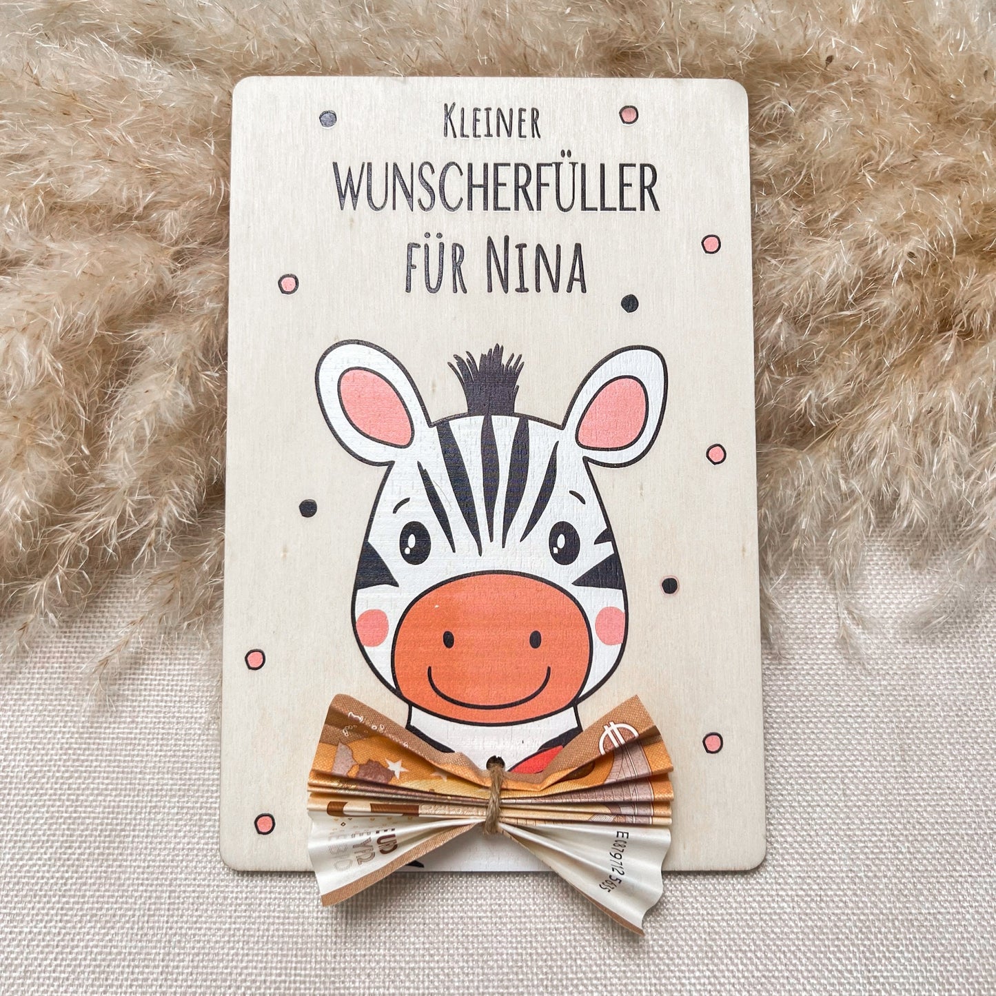 Geldgeschenk für Kinder  personalisiert mit Name  Wunschefüller, Geschenk zur Babyparty, Geburtstag oder Weihnachten Geldgeschenk Taufe 2