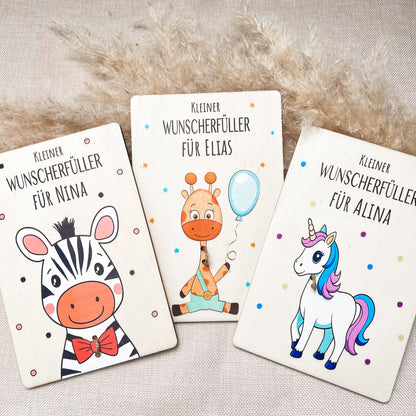 Geldgeschenk für Kinder  personalisiert mit Name  Wunschefüller, Geschenk zur Babyparty, Geburtstag oder Weihnachten Geldgeschenk Taufe 2