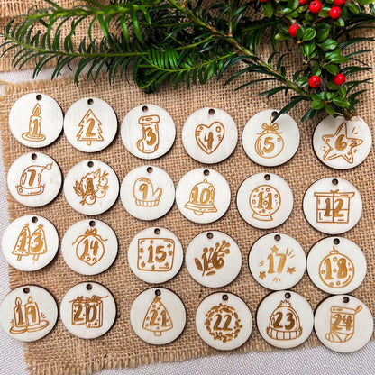 Adventskalender für Kinder - Motiv Einhorn
