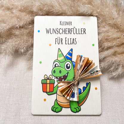 Geldgeschenk für Kinder  personalisiert mit Name  Wunschefüller, Geschenk zur Babyparty, Geburtstag oder Weihnachten Geldgeschenk Taufe 1