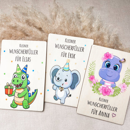 Geldgeschenk für Kinder  personalisiert mit Name  Wunschefüller, Geschenk zur Babyparty, Geburtstag oder Weihnachten Geldgeschenk Taufe 1