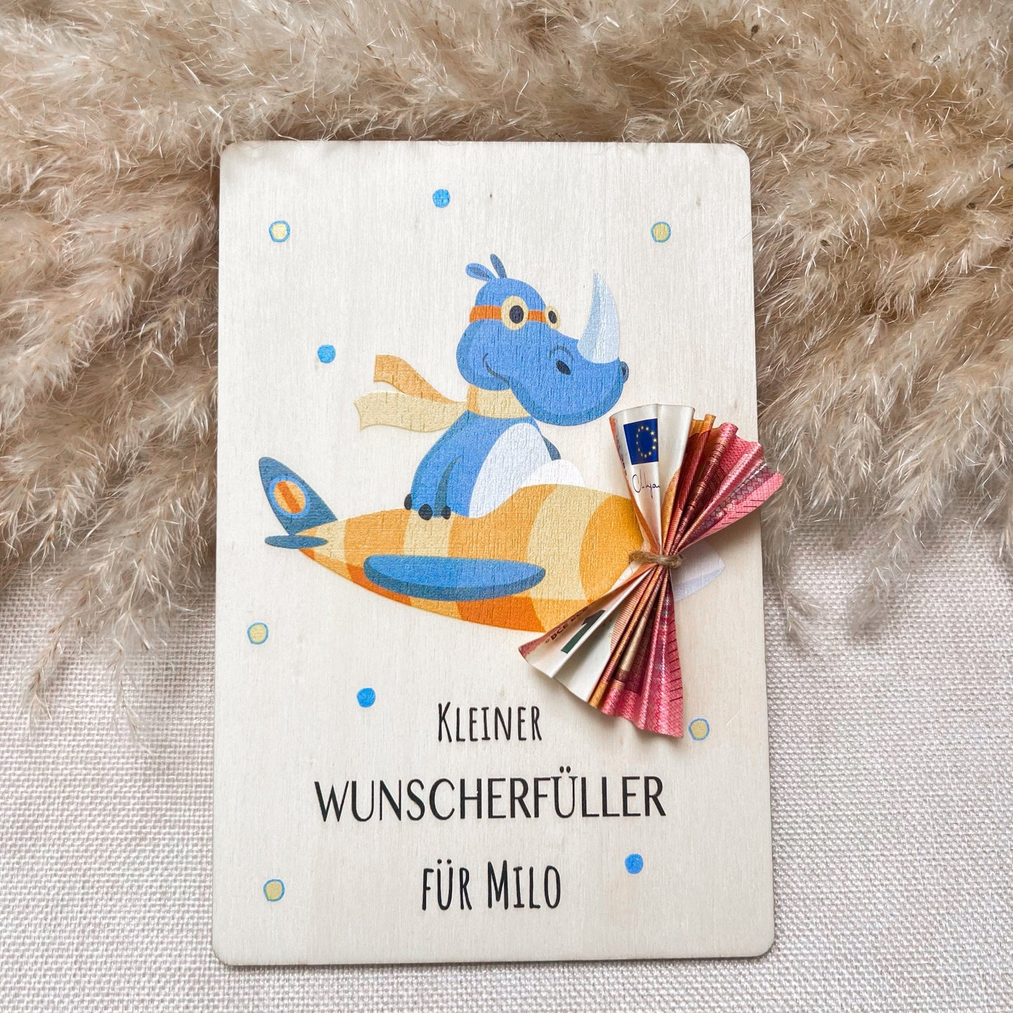 Geldgeschenk für Kinder  personalisiert mit Name  Wunschefüller, Geschenk zur Babyparty, Geburtstag oder Weihnachten Geldgeschenk Taufe 2
