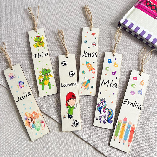 Lesezeichen für Kinder - UV-Druck