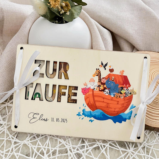 Geschenkkarte zur Taufe - Arche - UV-Druck