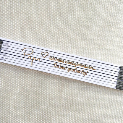 Zollstock - Bester Papa - Lasergraviert