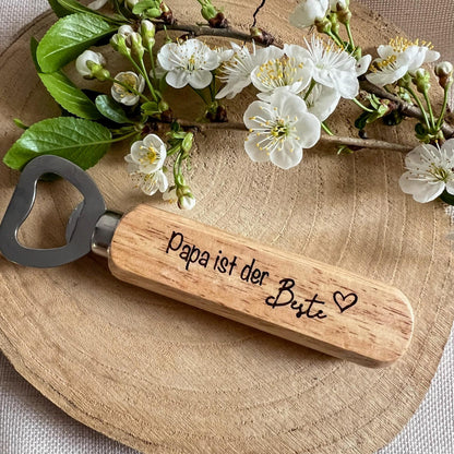 Flaschenöffner bester Papa/Opa - Lasergraviert