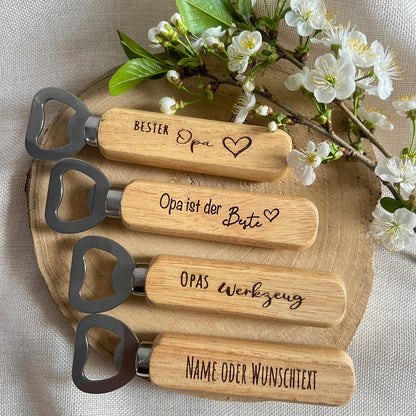 Flaschenöffner bester Papa/Opa - Lasergraviert