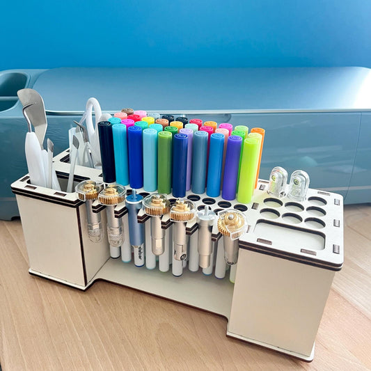 Organizer für Cricut Maker für den Schreibtisch - Werkzeughalter für Cricut Explore - Halter für Plotter Messer, Stifte und Zubehör