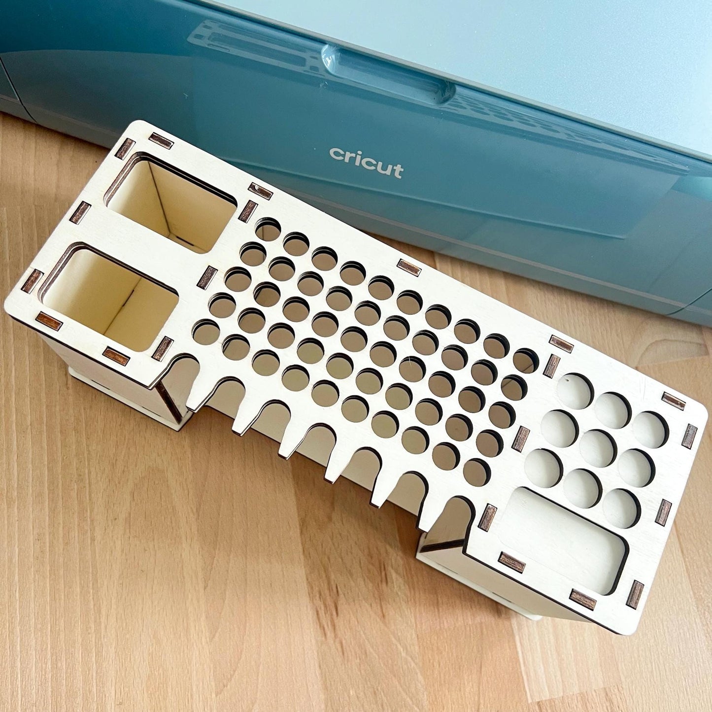 Organizer für Cricut Maker für den Schreibtisch - Werkzeughalter für Cricut Explore - Halter für Plotter Messer, Stifte und Zubehör